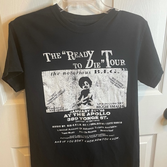 biggie ready to live t shirt